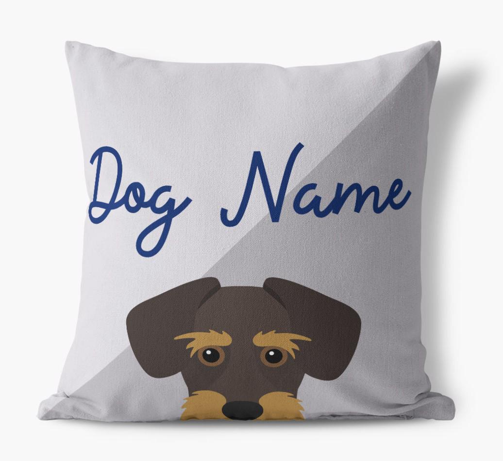 Peeking Name: Personalized {breedFullName} Pillow