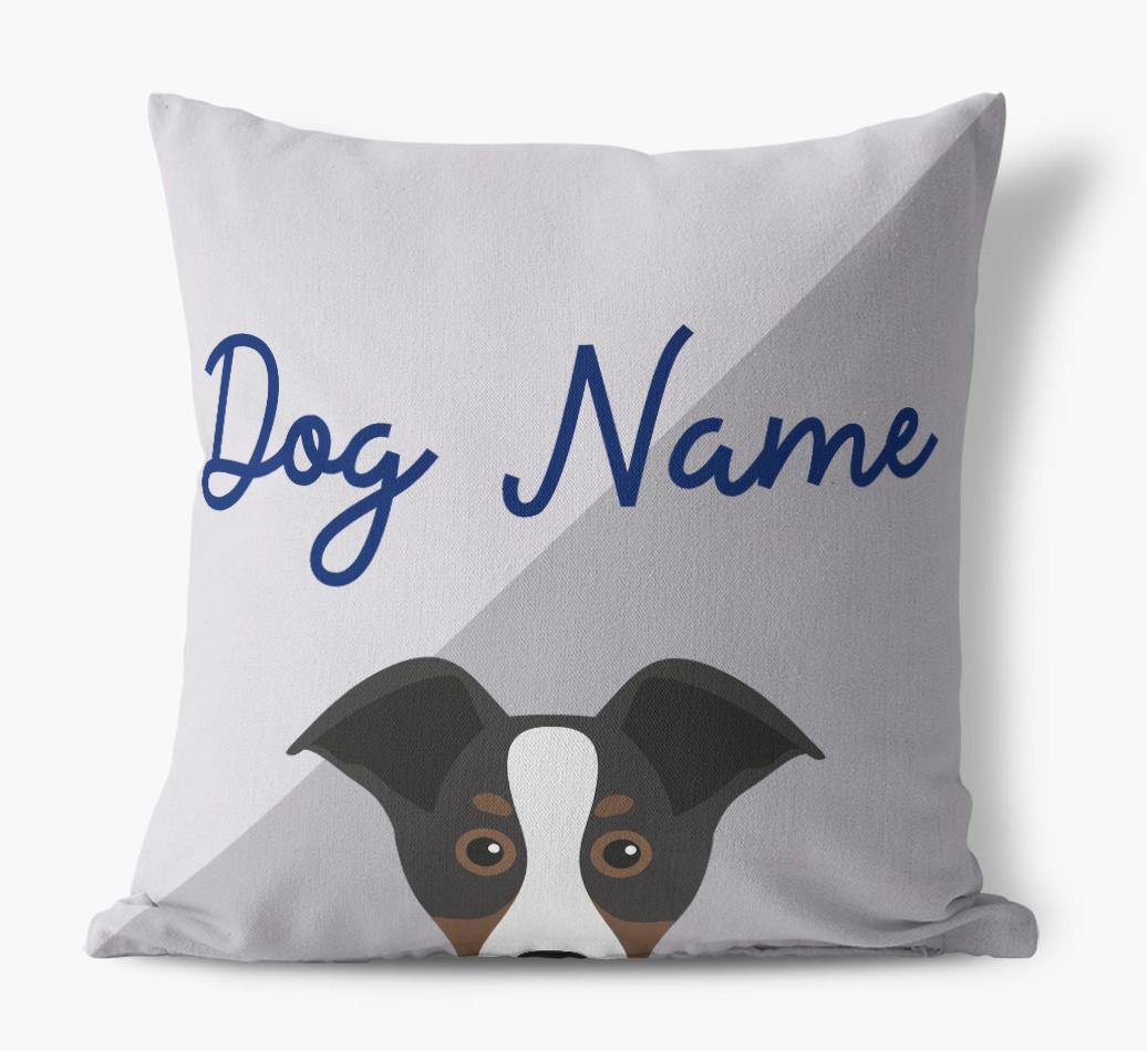 Peeking Name: Personalized {breedFullName} Pillow