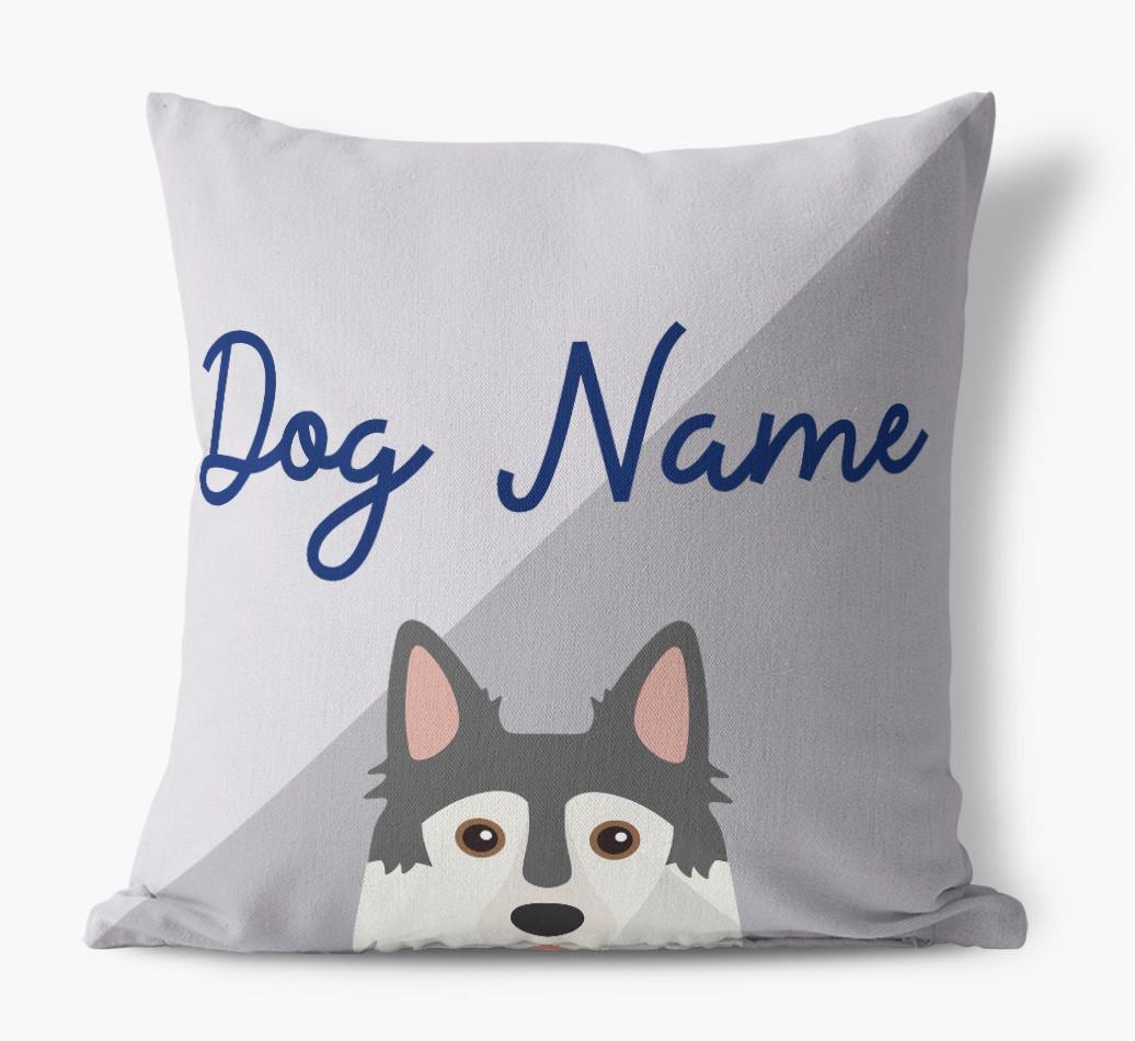 Peeking Name: Personalized {breedFullName} Pillow