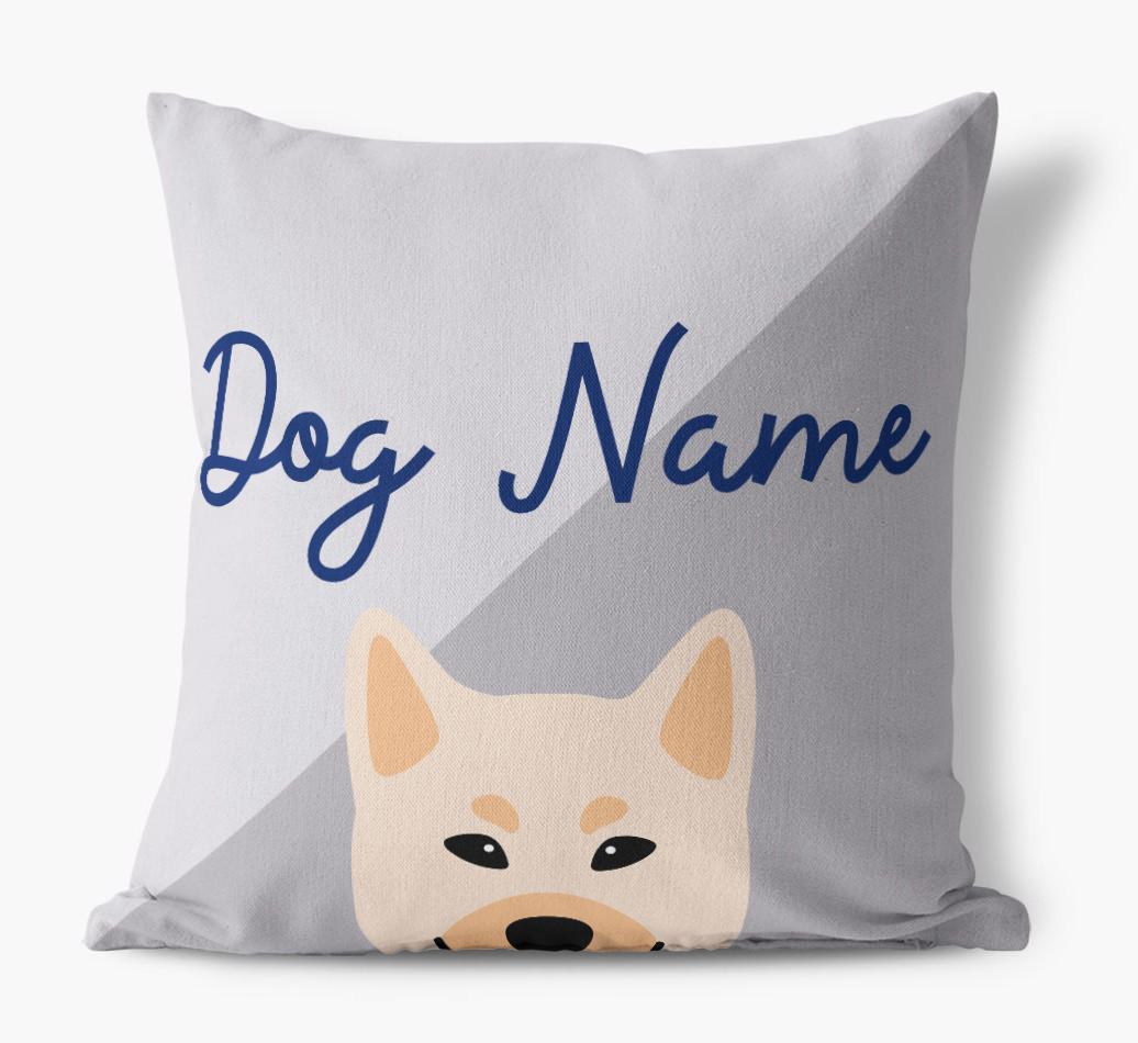 Peeking Name: Personalized {breedFullName} Pillow