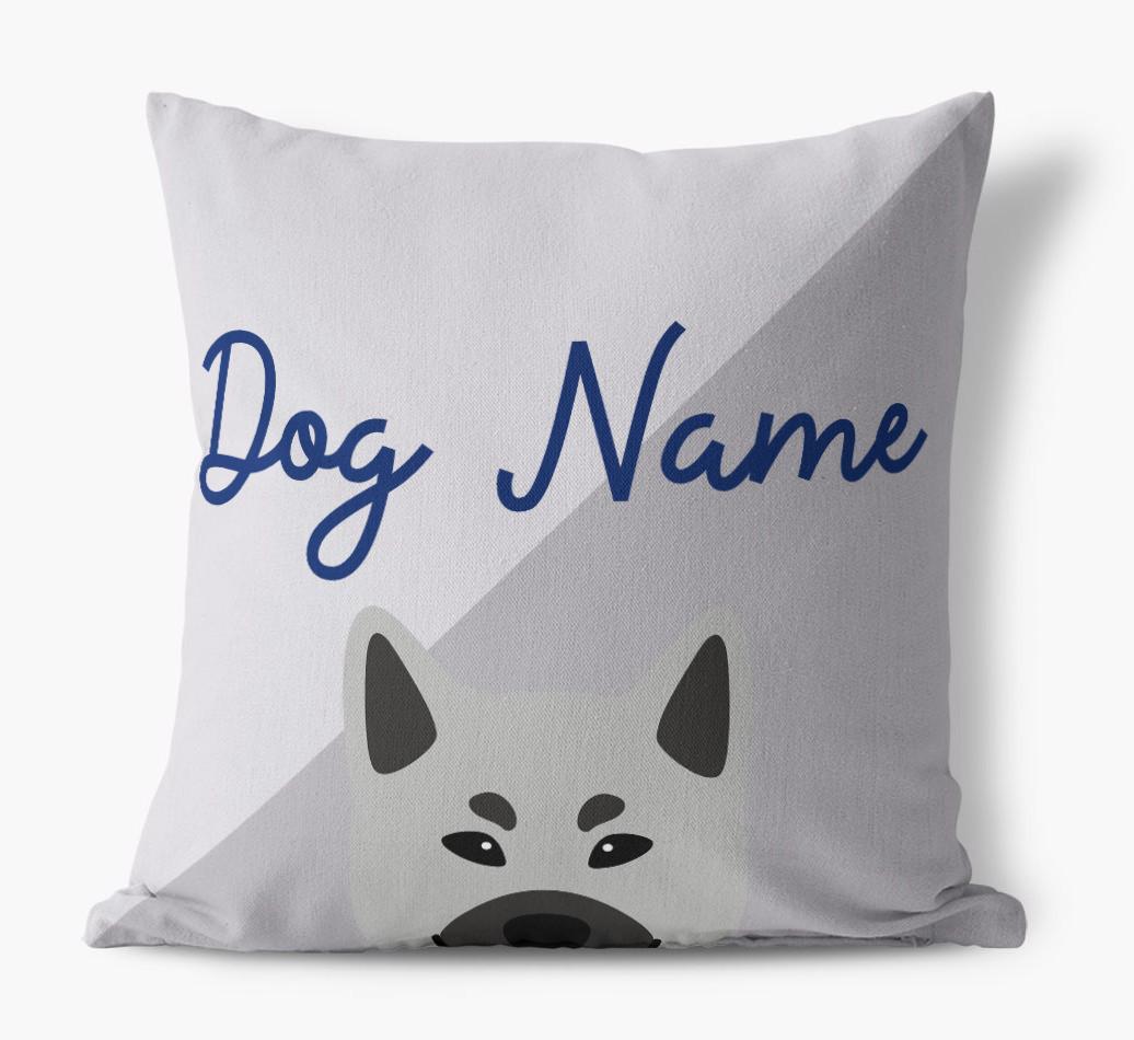 Peeking Name: Personalized {breedFullName} Pillow