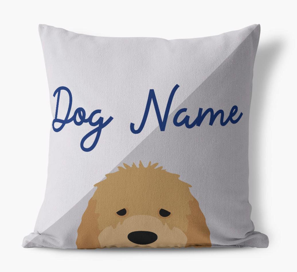 Peeking Name: Personalized {breedFullName} Pillow