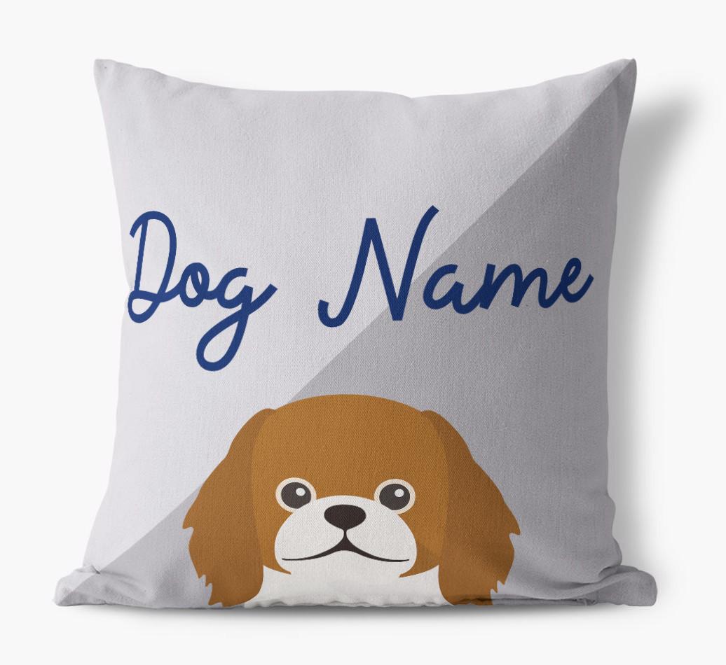 Peeking Name: Personalized {breedFullName} Pillow