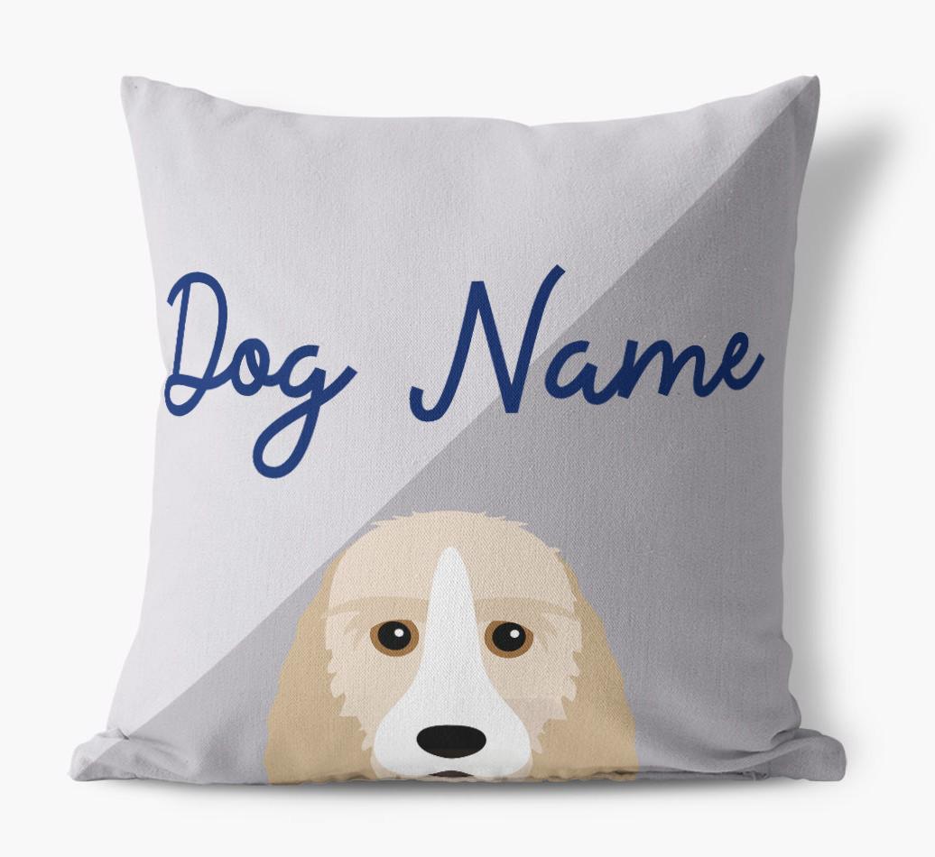 Peeking Name: Personalized {breedFullName} Pillow