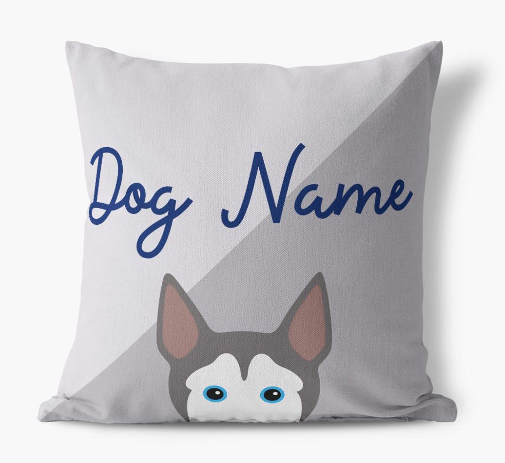 Peeking Name: Personalized {breedFullName} Pillow