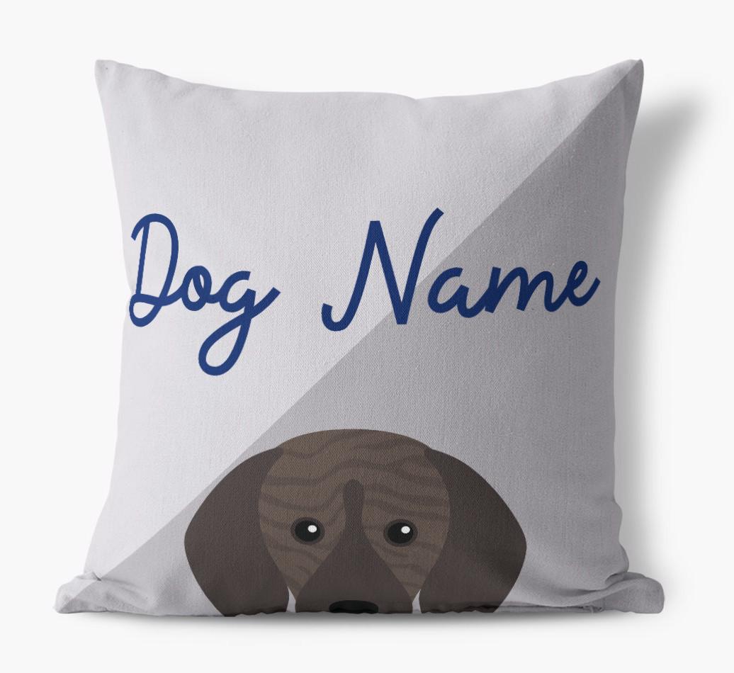 Peeking Name: Personalized {breedFullName} Pillow