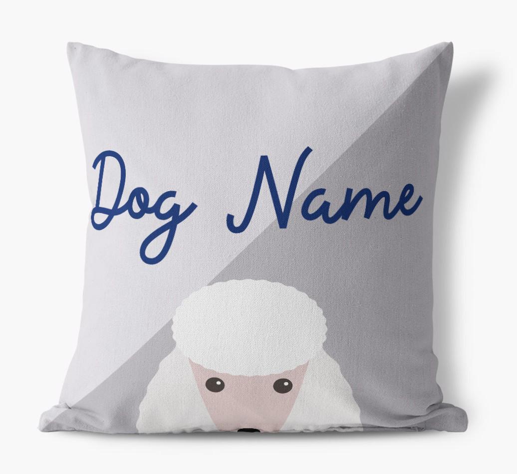 Peeking Name: Personalized {breedFullName} Pillow