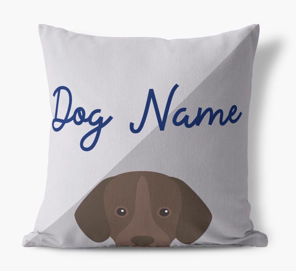 Peeking Name: Personalized {breedFullName} Pillow