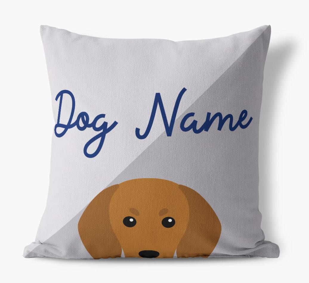 Peeking Name: Personalized {breedFullName} Pillow