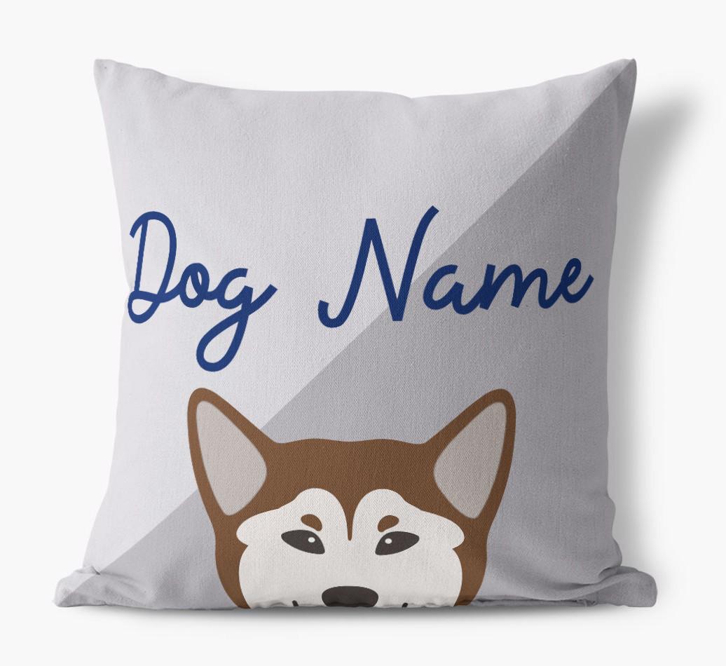 Peeking Name: Personalized {breedFullName} Pillow