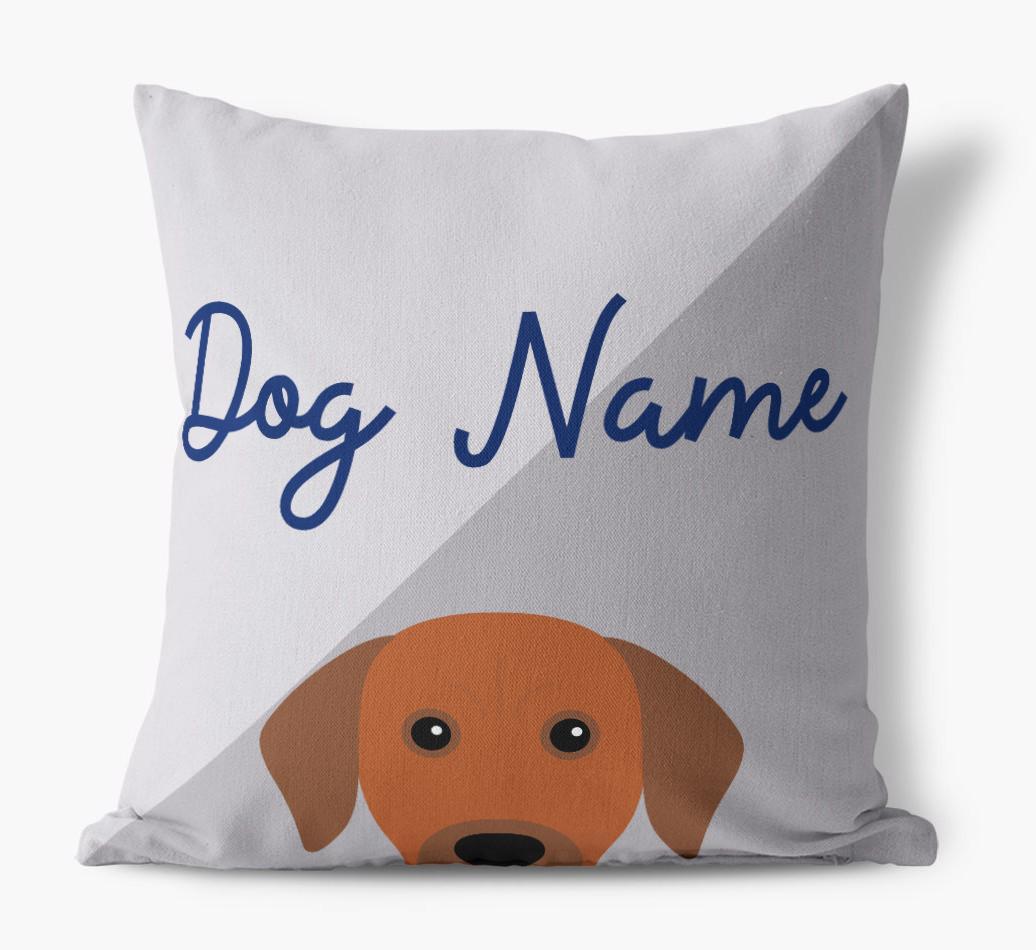 Peeking Name: Personalized {breedFullName} Pillow