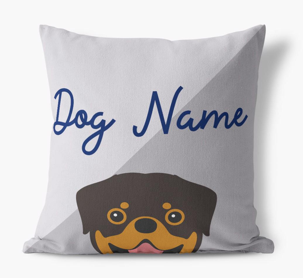 Peeking Name: Personalized {breedFullName} Pillow