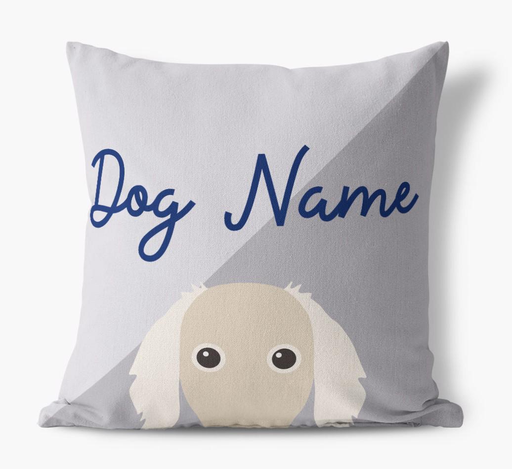 Peeking Name: Personalized {breedFullName} Pillow
