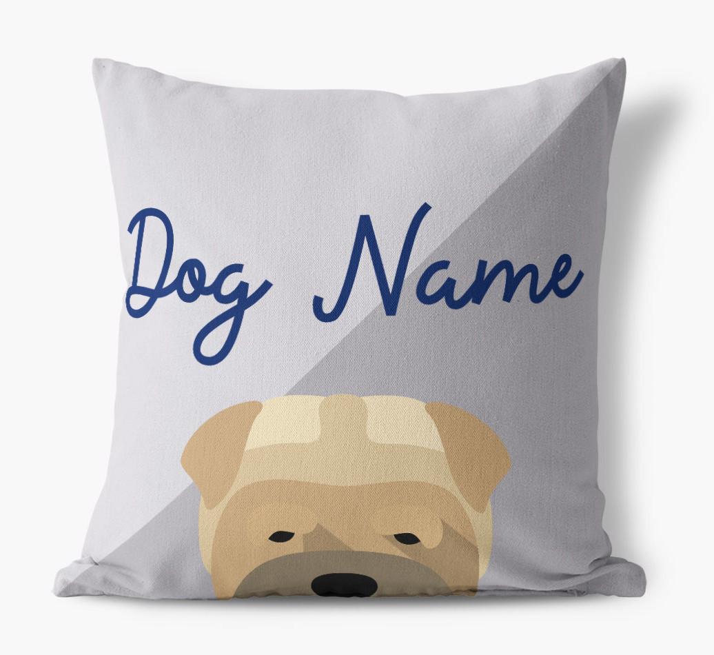Peeking Name: Personalized {breedFullName} Pillow