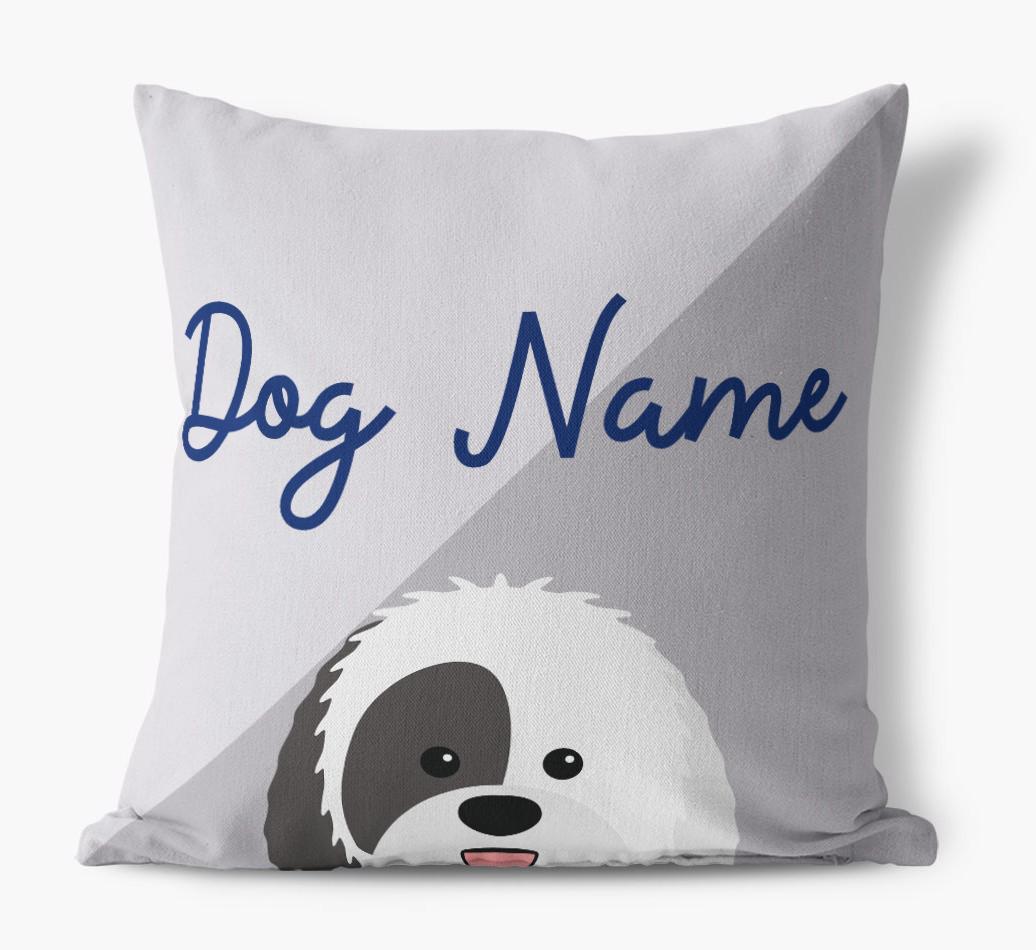 Peeking Name: Personalized {breedFullName} Pillow