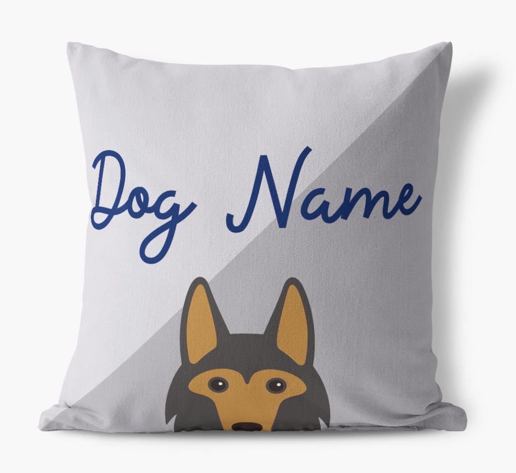 Peeking Name: Personalized {breedFullName} Pillow