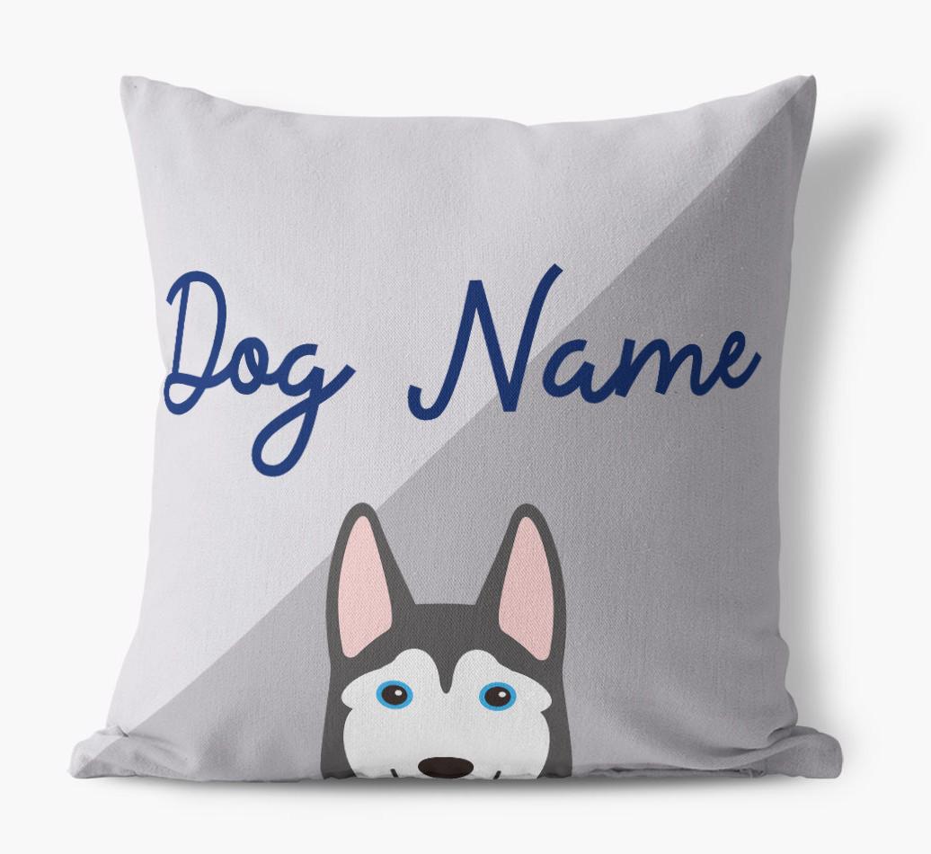 Peeking Name: Personalized {breedFullName} Pillow