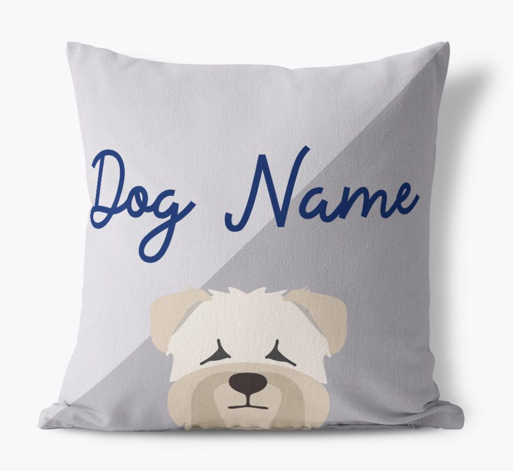 Peeking Name: Personalized {breedFullName} Pillow