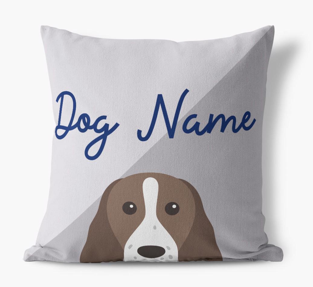 Peeking Name: Personalized {breedFullName} Pillow