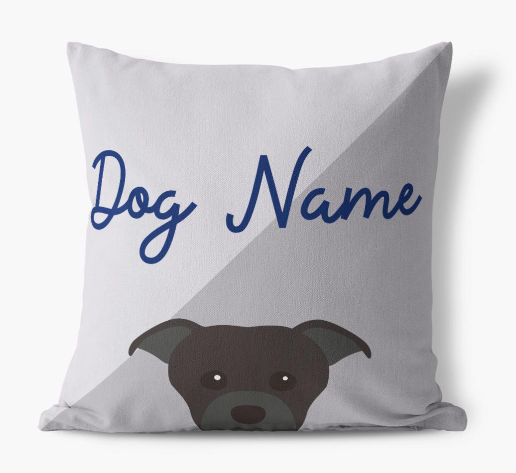 Peeking Name: Personalized {breedFullName} Pillow