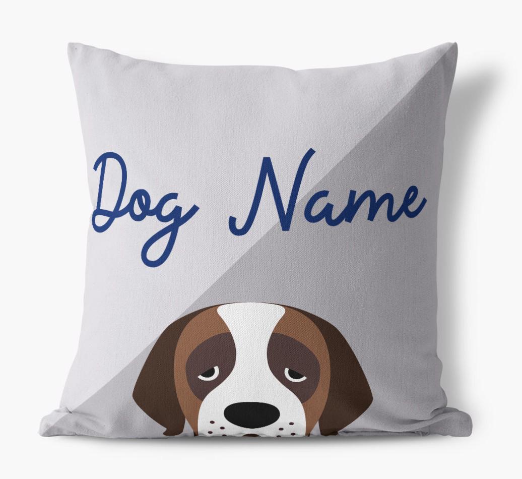 Peeking Name: Personalized {breedFullName} Pillow