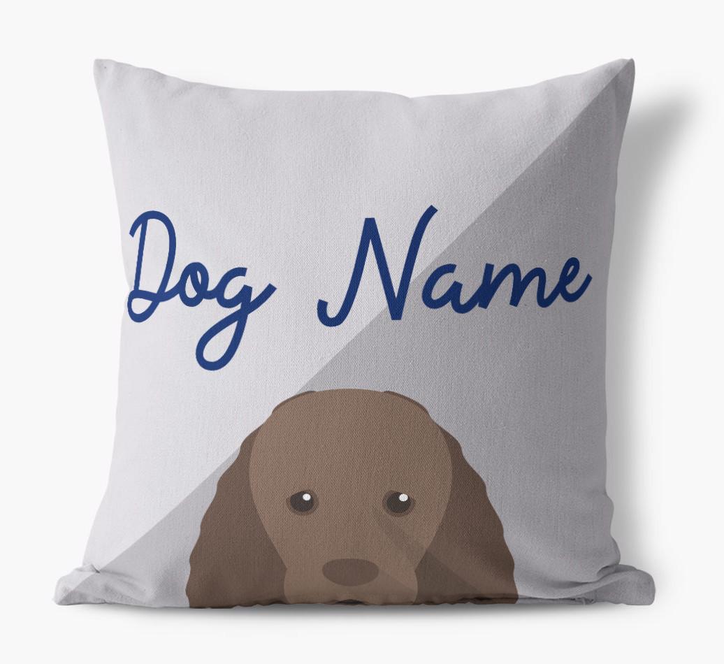 Peeking Name: Personalized {breedFullName} Pillow