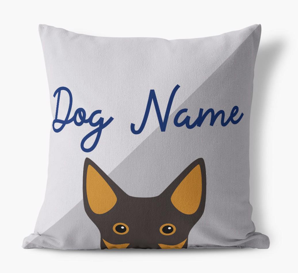 Peeking Name: Personalized {breedFullName} Pillow