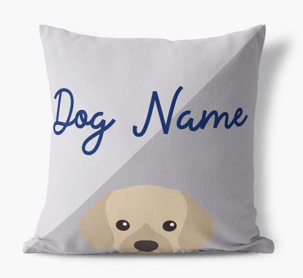 Peeking Name: Personalized {breedFullName} Pillow