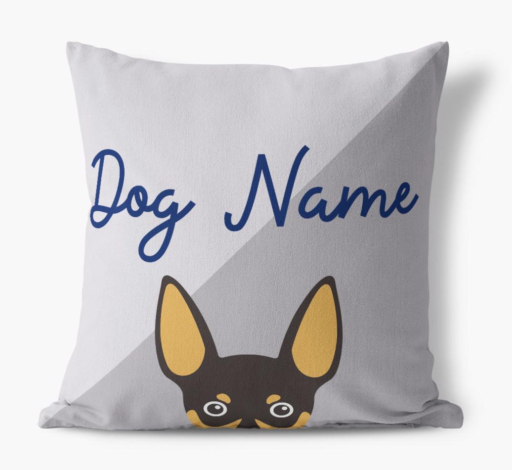 Peeking Name: Personalized {breedFullName} Pillow