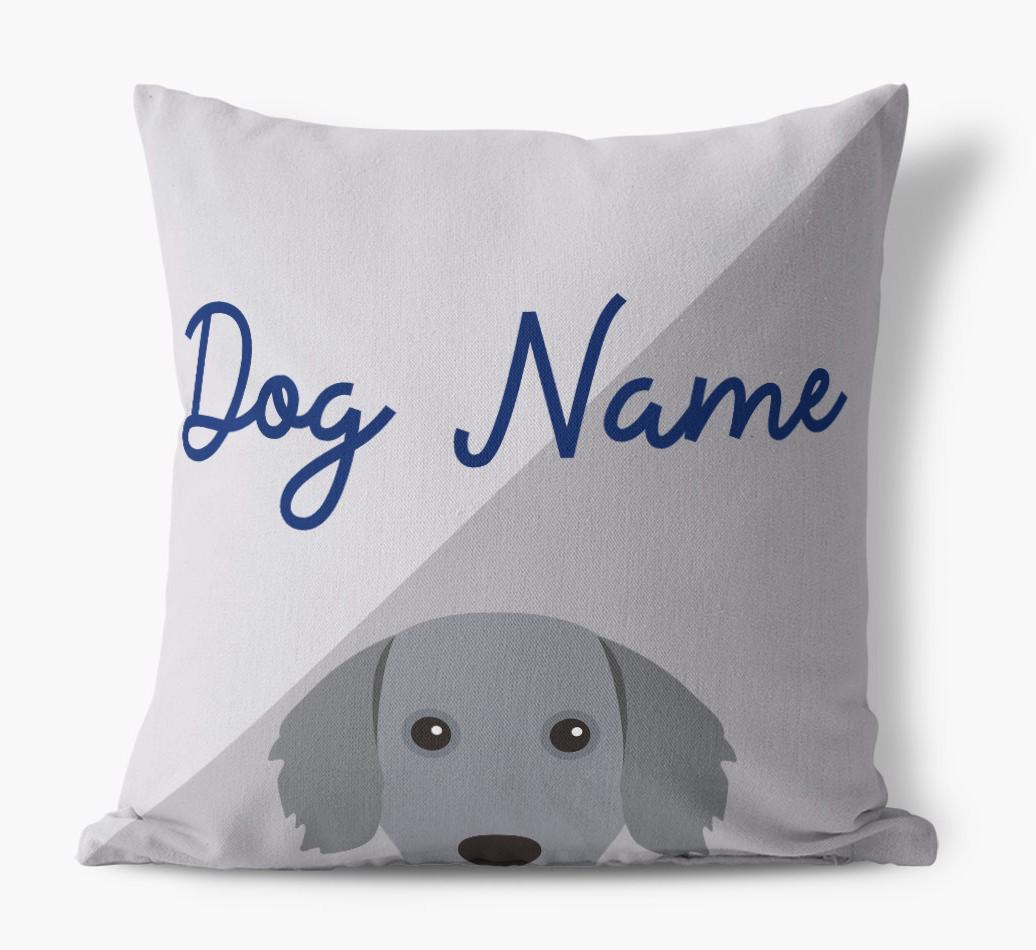 Peeking Name: Personalized {breedFullName} Pillow