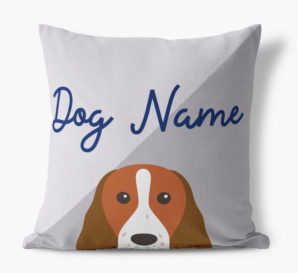 Peeking Name: Personalized {breedFullName} Pillow