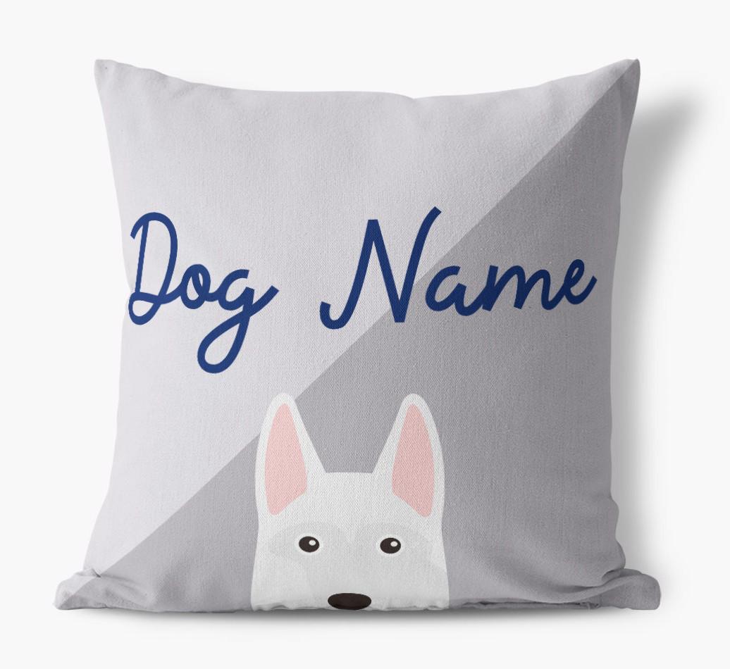 Peeking Name: Personalized {breedFullName} Pillow