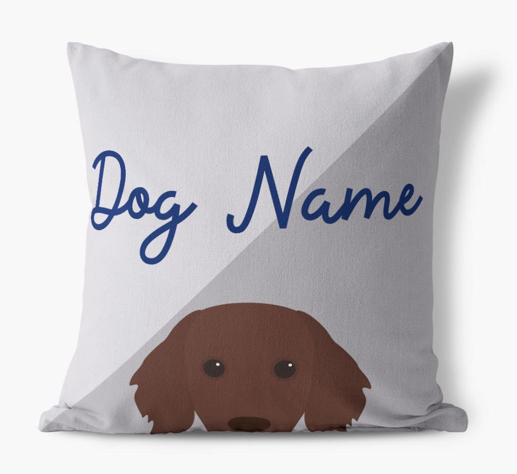 Peeking Name: Personalized {breedFullName} Pillow