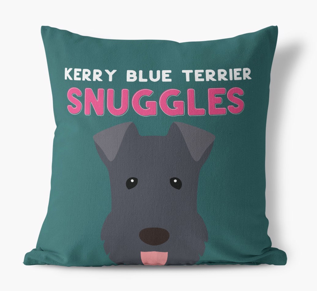 Snuggles: Personalised {breedFullName} Canvas Cushion