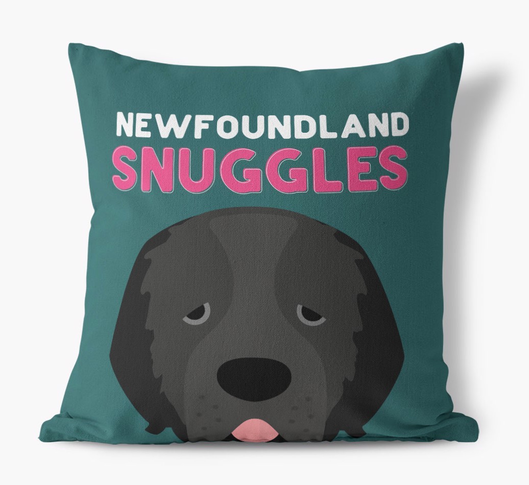 Snuggles: Personalised {breedFullName} Canvas Cushion
