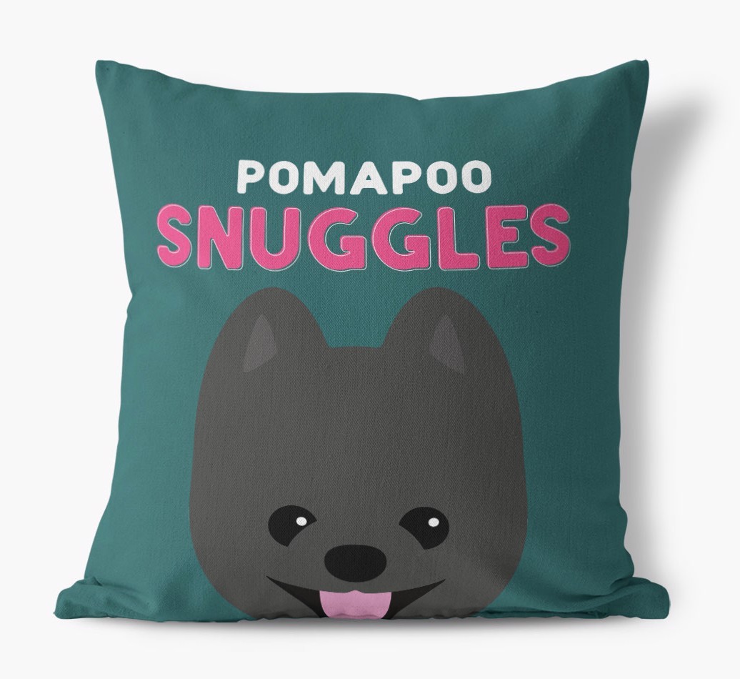 Snuggles: Personalised {breedFullName} Canvas Cushion