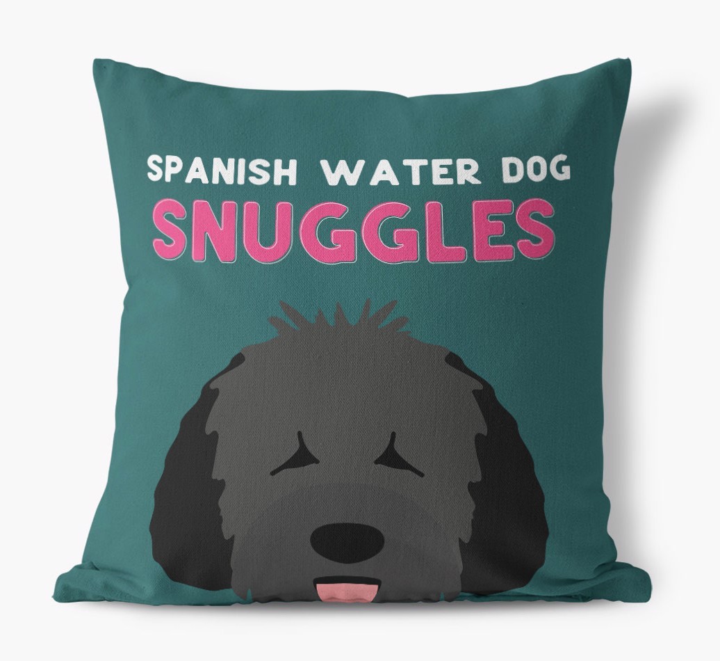 Snuggles: Personalised {breedFullName} Canvas Cushion