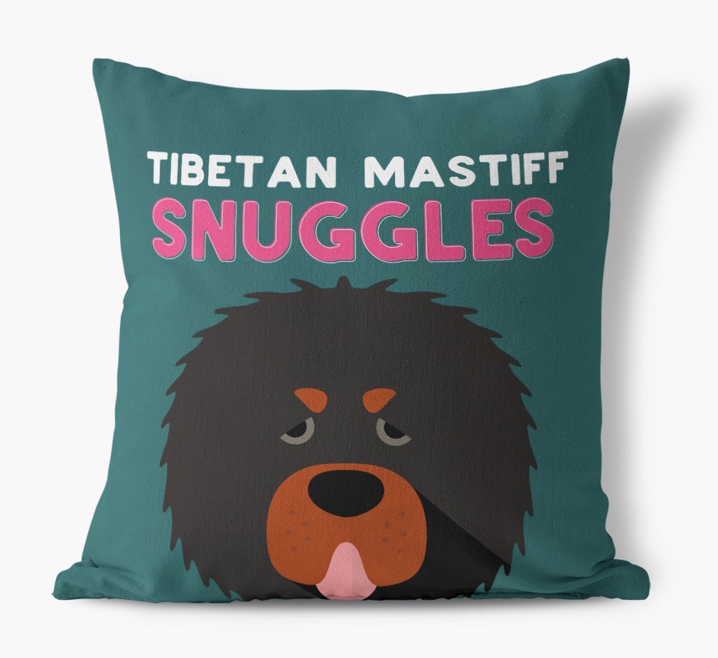 Snuggles: Personalised {breedFullName} Canvas Cushion