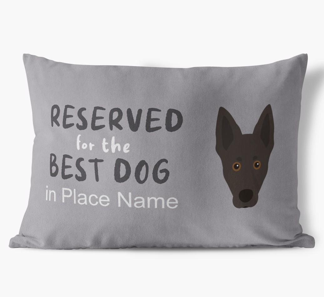 Reserved For The Best Dog: Personalised {breedFullName} Soft Touch Cushion