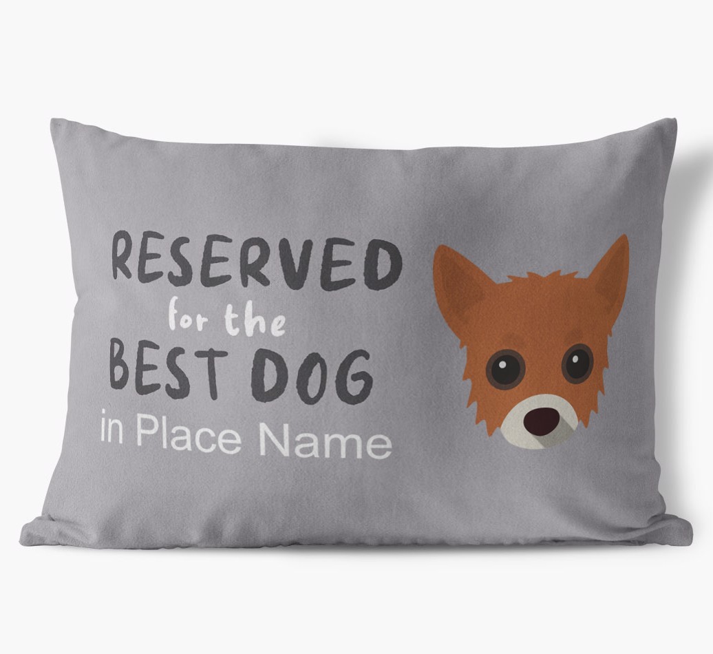 Reserved For The Best Dog: Personalised {breedFullName} Soft Touch Cushion