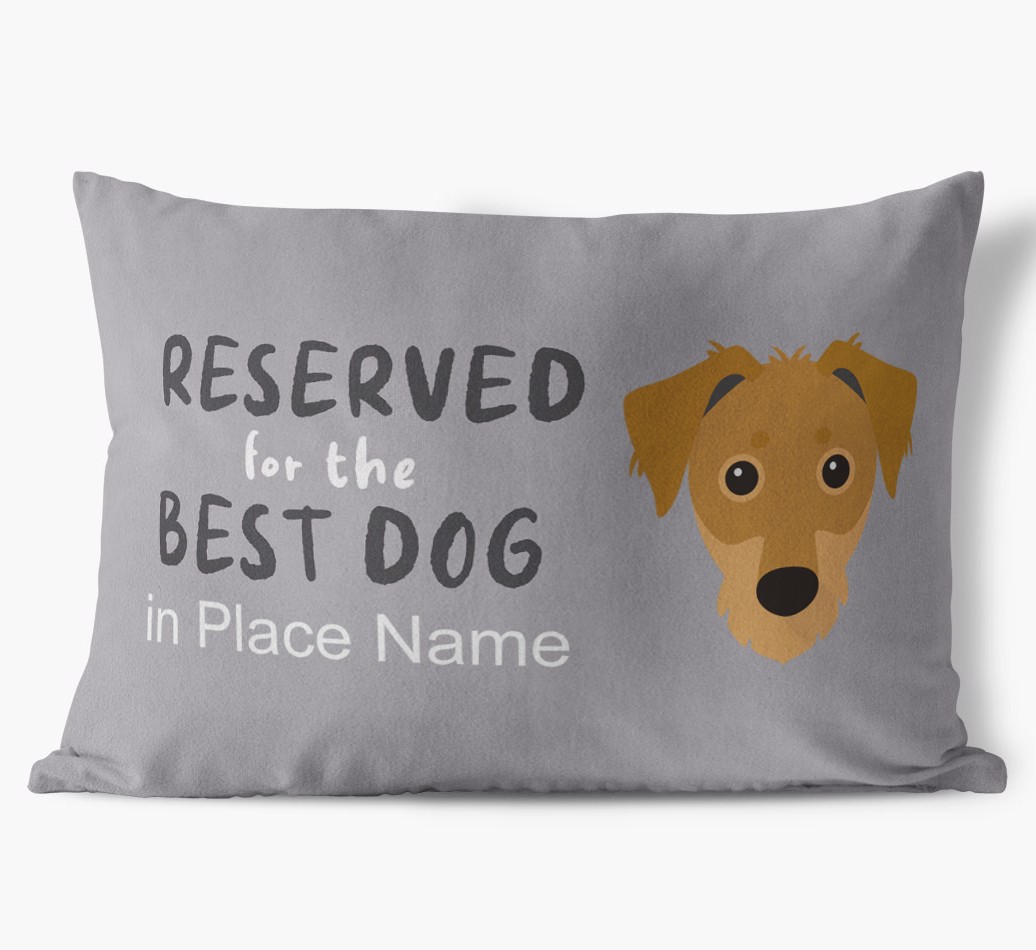 Reserved For The Best Dog: Personalised {breedFullName} Soft Touch Cushion