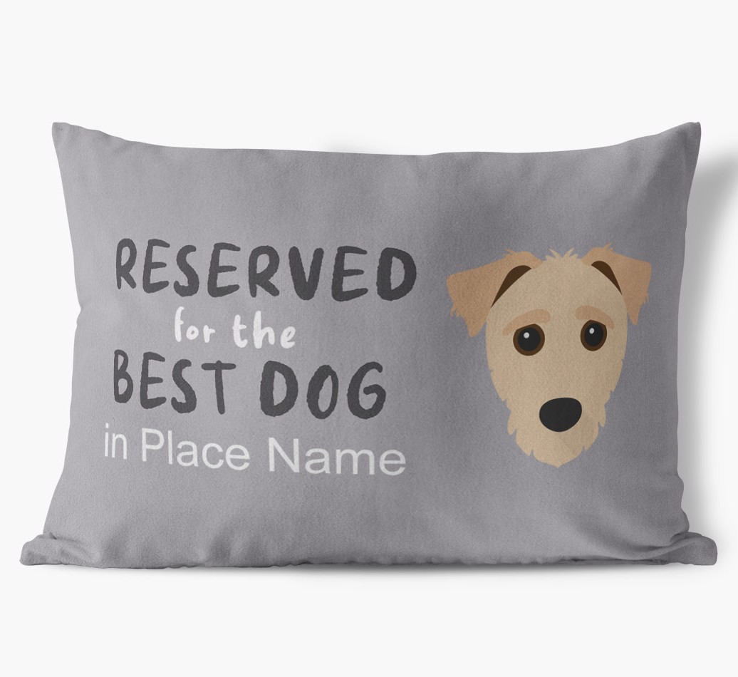 Reserved For The Best Dog: Personalised {breedFullName} Soft Touch Cushion