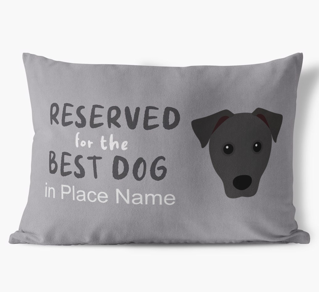 Reserved For The Best Dog: Personalized {breedFullName} Soft Touch Pillow