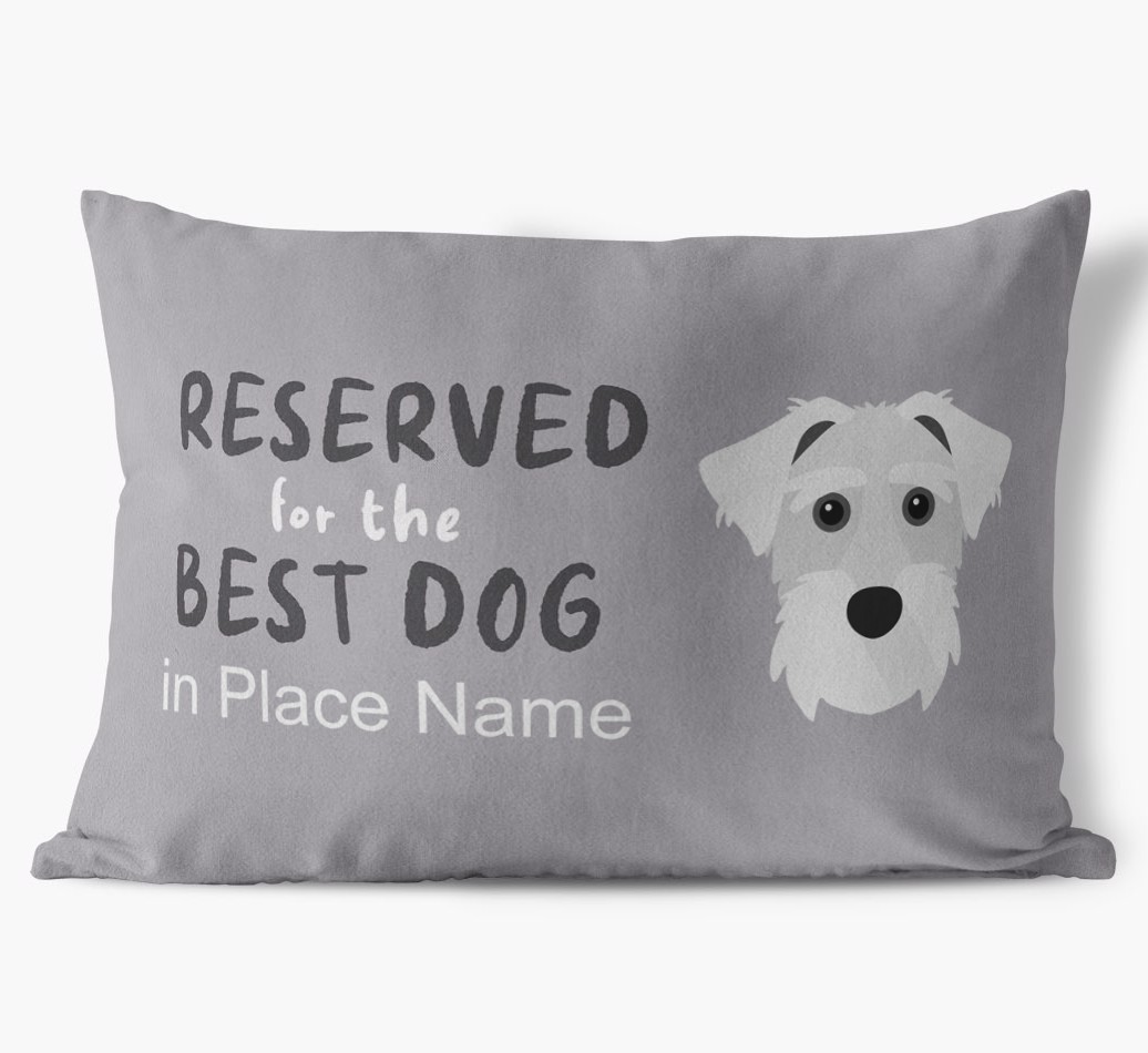 Reserved For The Best Dog: Personalised {breedFullName} Soft Touch Cushion