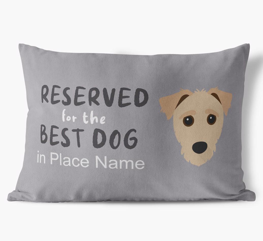 Reserved For The Best Dog: Personalized {breedFullName} Soft Touch Pillow