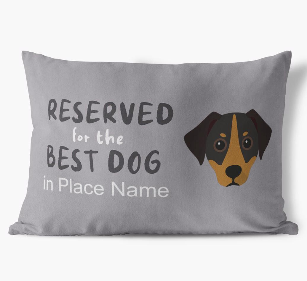 Reserved For The Best Dog: Personalized {breedFullName} Soft Touch Pillow
