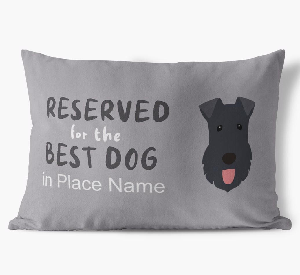 Reserved For The Best Dog: Personalised {breedFullName} Soft Touch Cushion