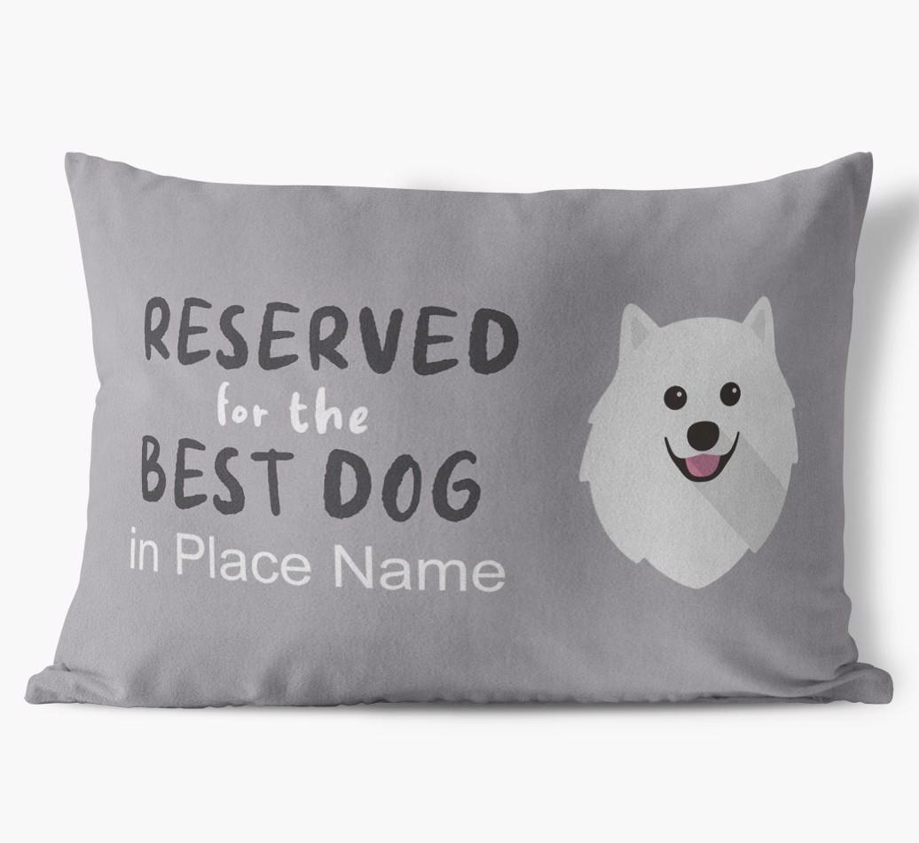 Reserved For The Best Dog: Personalised {breedFullName} Soft Touch Cushion