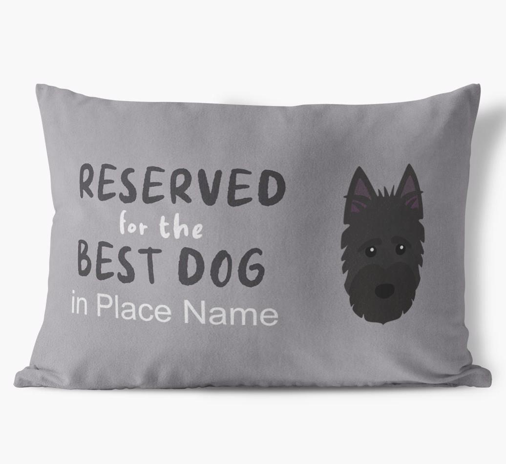 Reserved For The Best Dog: Personalised {breedFullName} Soft Touch Cushion
