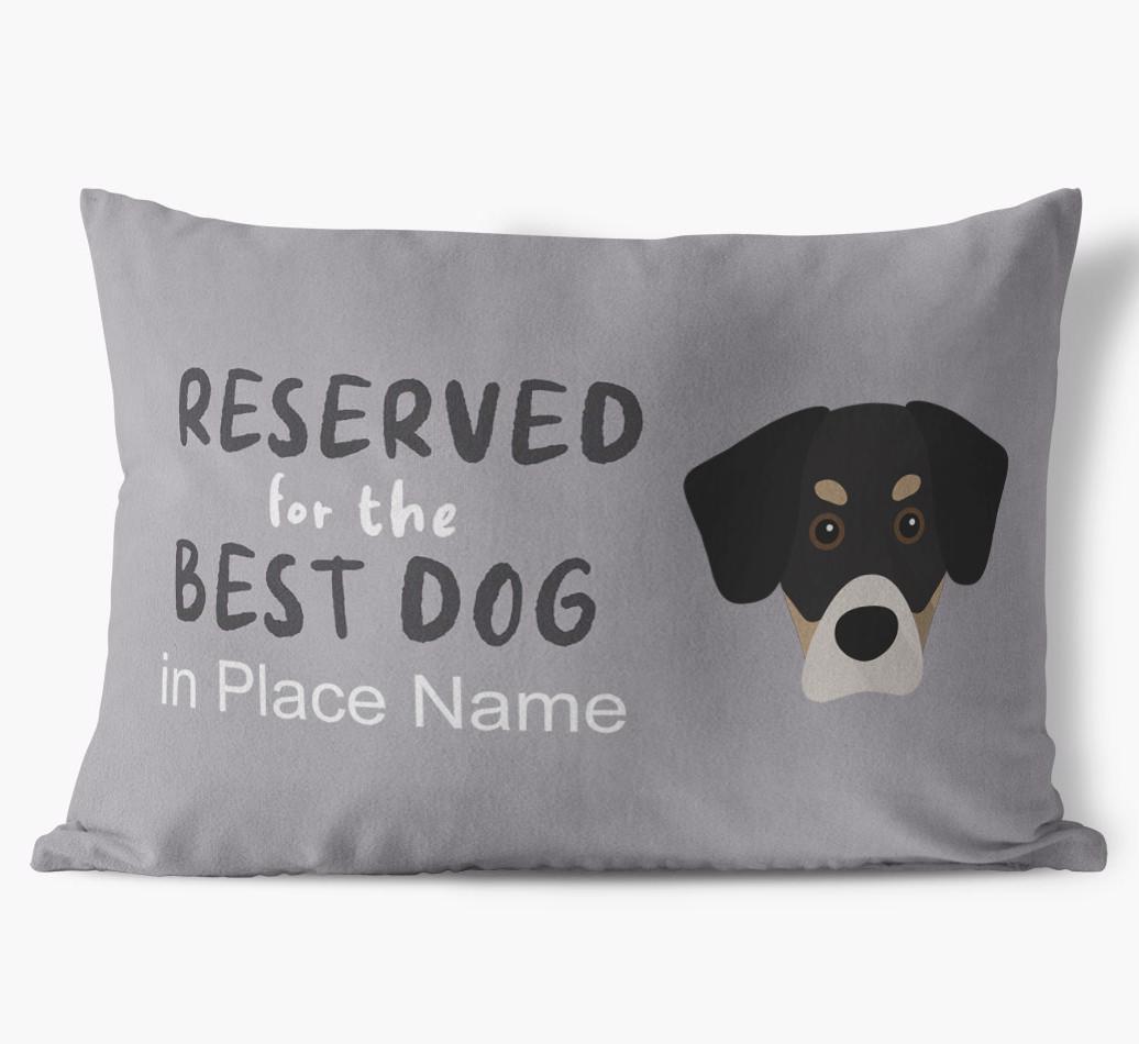 Reserved For The Best Dog: Personalized {breedFullName} Soft Touch Pillow